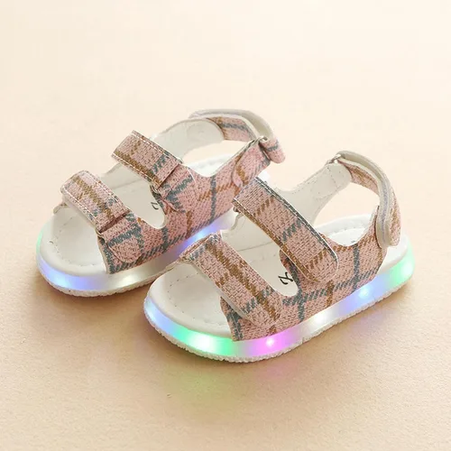 Vista 8 de Zapatillas de verano LED Unsex para niños y niñas sandalias LED luminosas para niños
