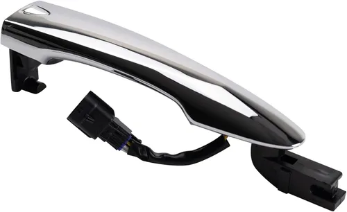 Vista 143 de TRQ Manija de puerta exterior delantera derecha cromada para el lado del pasajero compatible con Dodge Durango Jeep Grand Cherokee 2011-2021