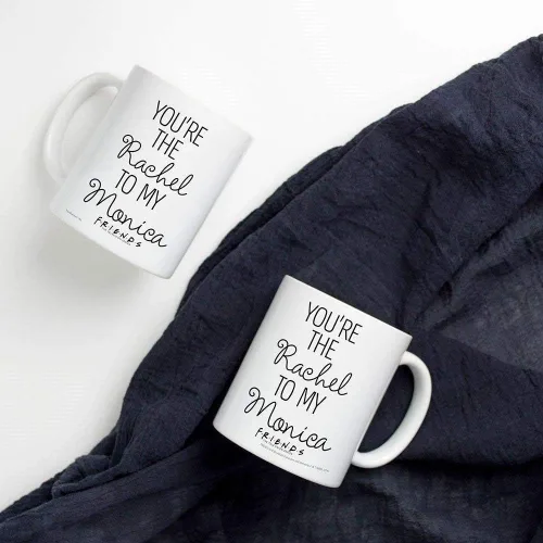 Vista 209 de Trend Setters Friends the Television Show – 25 años – Mercancía oficial – Taza de café o té de cerámica blanca de 11 onzas – perfecta para regalar