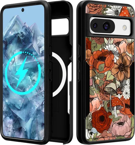 Vista 13 de Funda para Moto G 5G 2024 – Compatible con MagSafe para mujeres y niñas, bonita funda protectora magnética para teléfono, diseño femenino Kawaii