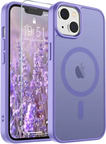 Vista 351 de SUPFINE Funda magnética para iPhone SE 2022 (3ª)/2020 (2ª), iPhone 8 (compatible con MagSafe) (protección contra caídas de grado militar), funda