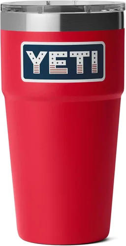 Vista 38 de YETI Rambler - Vaso apilable de 20 onzas, acero inoxidable, aislado al vacío con tapa MagSlider Verde mar