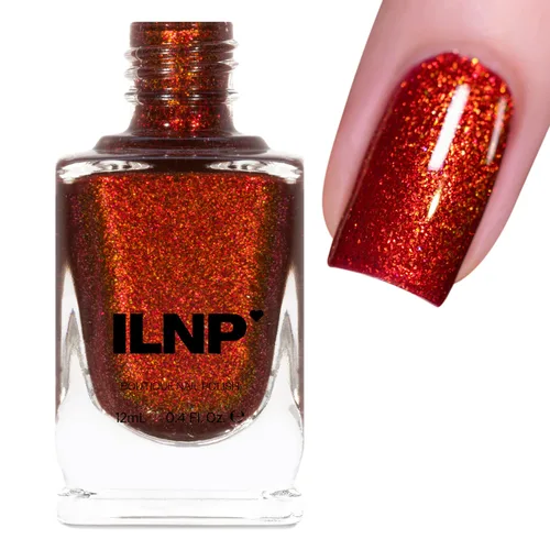 Vista 7 de ILNP Autumn - Esmalte de uñas brillante marrón cálido