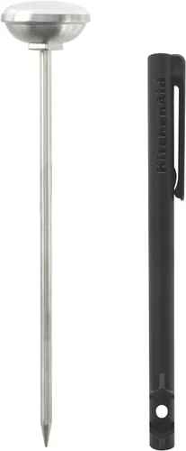 Vista 7 de KitchenAid KQ901 Termómetro de comida de lectura instantánea para cocina o parrilla, rango de temperatura: 20F a 220F, dial de 1 pulgada, negro