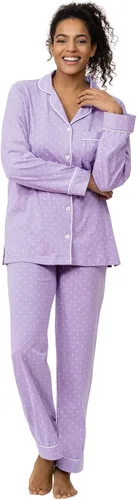 Vista 29 de PajamaGram Conjunto de pijama para mujer – Pijama para mujer, jersey novio, 100% algodón
