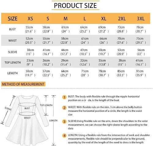 Vista 6 de Showudesigns Vestido de manga larga casual para niñas de 3 a 16 años