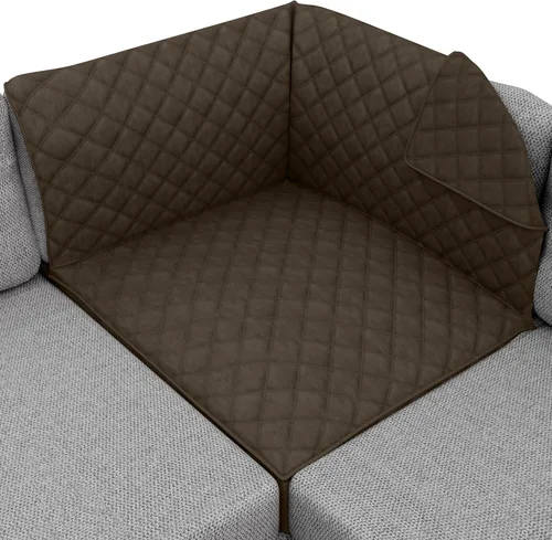 Vista 141 de Sofa Shield - Funda para sofá Loveseat con correa patentada, protector de cojín, funda reversible diseñada en EE. UU. resistente a manchas