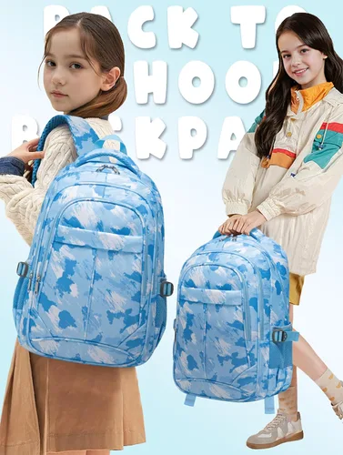 Vista 43 de BLUEFAIRY - Mochilas para niños y niñas, escuela primaria, jardín de niños