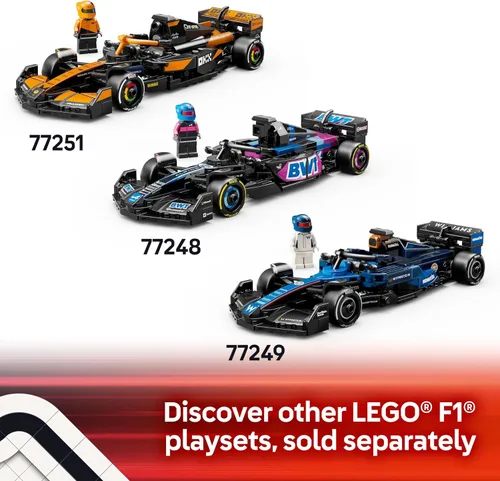 Vista 7 de LEGO Speed Champions MoneyGram Haas F1 Team VF-24 Auto de Carrera de Juguete - Juego de Construcción para Niños, Niños y Niñas, Edades 10+ - Auto