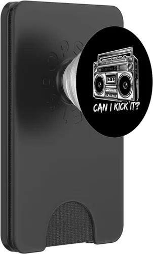 Vista 8 de Can I Kick It? 90s Hip Hop Streetwear Retro Boombox PopSockets Adhesive PopGrip