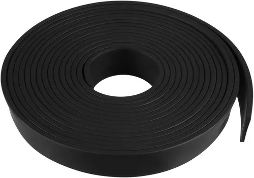 Vista 34 de uxcell Tira de sello de goma rectangular maciza, 0.197 in de ancho, 0.118 in de grosor, 3.3 ft de largo, color negro