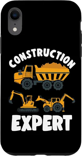 Vista 24 de iPhone 13 Pro Max Truck Construction Expert Excavator Digger para niño pequeño caso