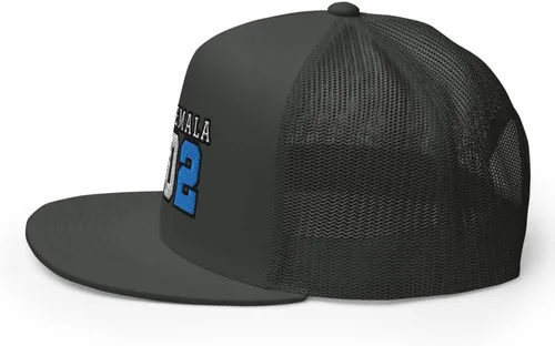 Vista 6 de 502 Guatemala Flat Bill Trucker Hat High Crown Gorra ajustable de Guatemala Gorra de Guatemala