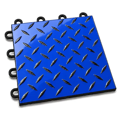 Vista 14 de Baldosas de piso entrelazadas Nitro Pro de 5/8" de grosor de FlooringInc, baldosas de piso de garaje para un garaje, taller, cobertizo o remolque