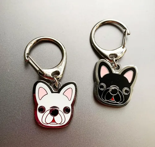 Vista 4 de Llavero de perro, llavero colgante para mascotas, llavero de metal para amantes de los perros, decoración colgante de bolsa