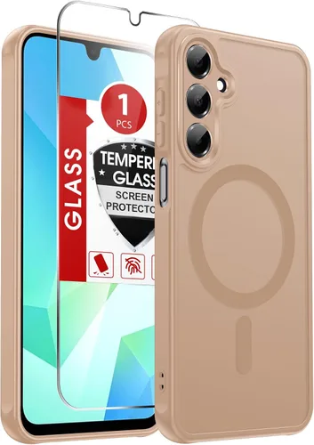 Vista 373 de LeYi Funda para teléfono Samsung-S23: protector de pantalla e imán MagSafe Púrpura