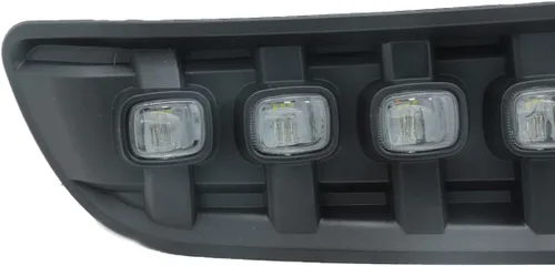 Vista 4 de Auto-Tech - 1 par de luces de circulación diurna DRL de repuesto para Toyota Land Cruiser Prado 2003-2009