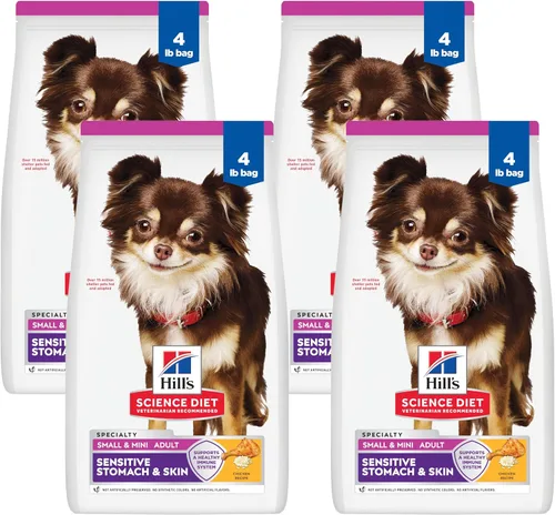 Vista 16 de Hill's Science Diet comida para perros adultos, estómago sensible y piel seca, Razas pequeñas