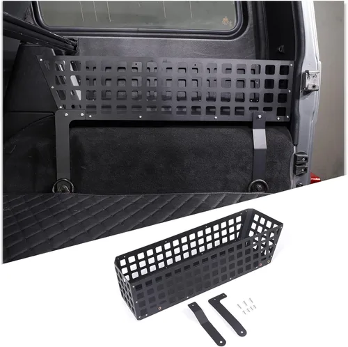 Vista 10 de TOYCIDFG Soporte de almacenamiento para maletero Mercedes Benz Clase G W463 2007-2018, organizador de almacenamiento trasero, soporte