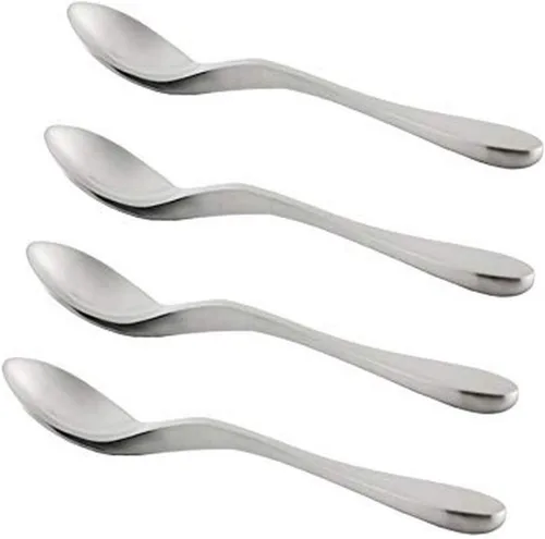 Vista 3 de Knork Cucharadita original forjada de acero inoxidable, brillo