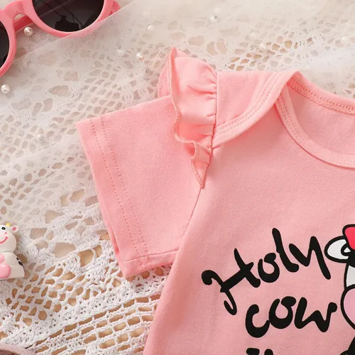 Vista 19 de Traje de primer cumpleaños para niña - Holy Cow I'm One