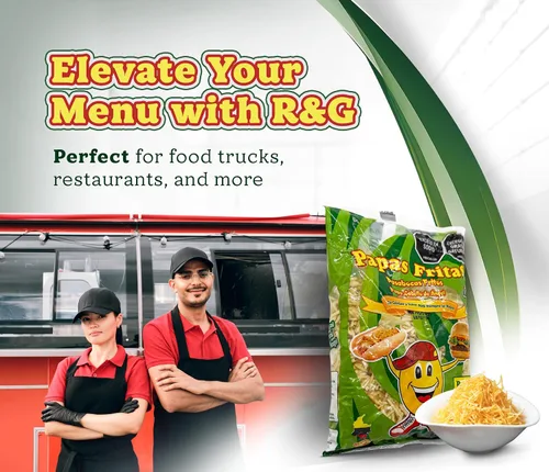 Vista 6 de R&G Patatas fritas Angel Hair - Bocadillo crujiente con sabor prémium - Bolsa de patatas fritas tamaño fiesta de 2.2 lbs - Comidas y alimentos