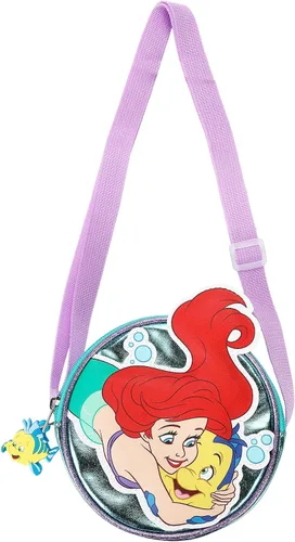 Vista 13 de Bioworld Bolso cruzado de 5.5" con correa ajustable Parche de personaje de princesa Disney