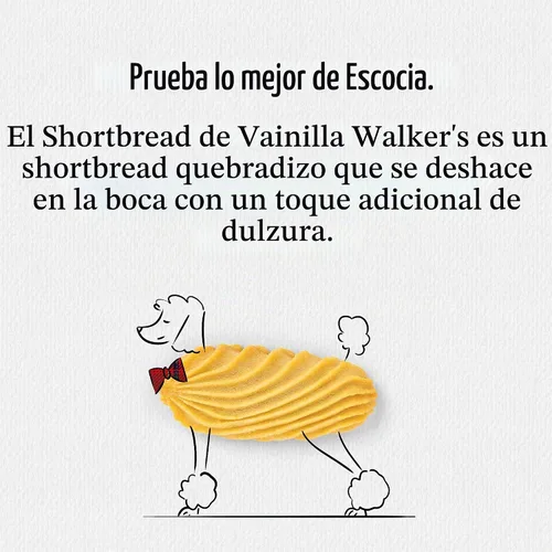 Vista 3 de Walkers Galletas de mantequilla de vainilla, caja de 5.3 onzas (paquete de 4)