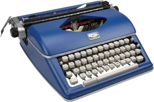 Vista 7 de Royal 79106B Máquina de escribir manual clásica (azul)