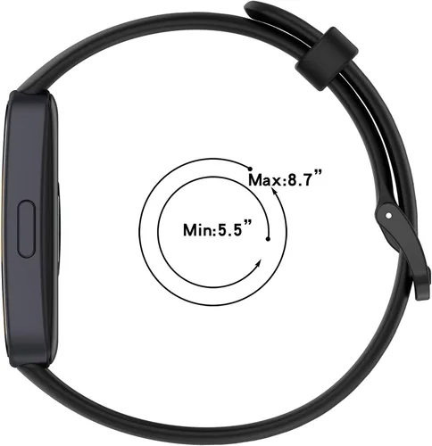 Vista 2 de FitTurn Paquete de 6 correas de silicona suave para reloj HUAWEI Band 8 para mujeres y hombres, repuesto resistente al agua para reloj de fitness