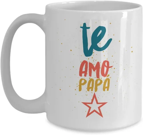 Vista 5 de Regalo para Papa Taza de Café Padre Feliz dia del Padre Vaso, taza de café divertidas, tazas personalizadas, taza de café inspiradoras, taza