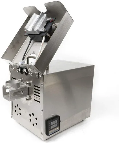 Vista 5 de Máquina de la prensa de aceite, exprimidor caliente frío inoxidable de la prensa de la máquina eléctrica de la prensa del aceite 610W