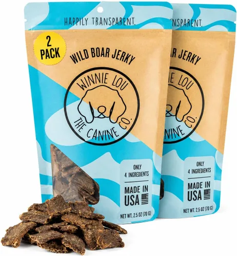 Vista 13 de Winnie Lou Bison Burger Jerky - Golosinas para perros, ingredientes limitados, grado humano, golosinas de entrenamiento para perros pequeños