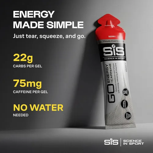 Vista 4 de SiS GO Energy + Gel de cafeína, 0.78 oz de carbohidratos, 75 mg de cafeína