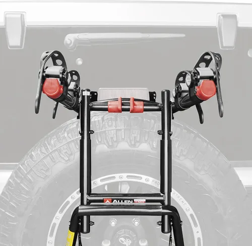 Vista 3 de Allen Sports Premier - Soporte para neumáticos de repuesto para 2 bicicletas, S302