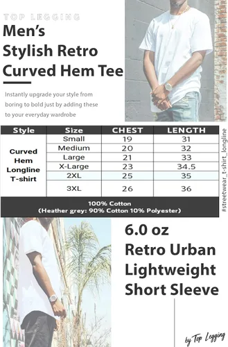 Vista 6 de Top LEGGING Camiseta de manga corta con dobladillo curvado y cuello redondo