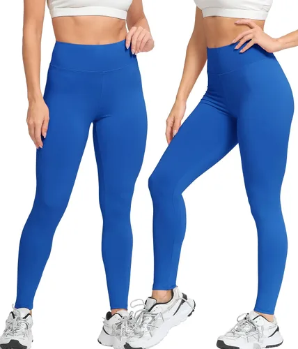 Vista 2 de Natural Feelings Leggings de cintura alta para mujer, ultra suaves, elásticos, opacos, ajustados, para yoga, talla única y talla grande