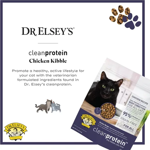 Vista 4 de Dr. Elsey's cleanprotein - Comida para gatos con pollo - Bolsa de 2 libras