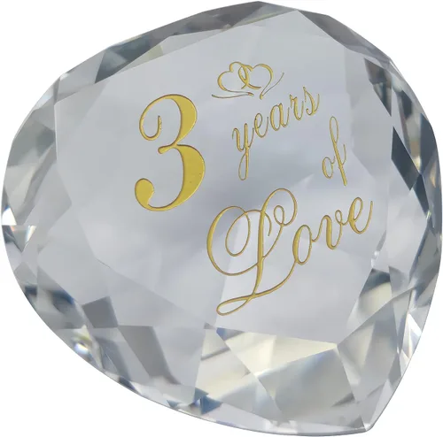 Vista 11 de Regalos de cristal de aniversario de 1 año para ella y él, primera boda para marido, esposa, novio o novia, regalo de aniversario de un año