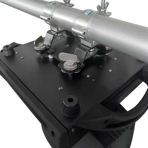 Vista 6 de Abrazadera TUV, 10 abrazaderas de aluminio de alta calidad de 2 pulgadas para luces de escenario, abrazaderas O de luz LED PAR, cabeza móvil, ajuste