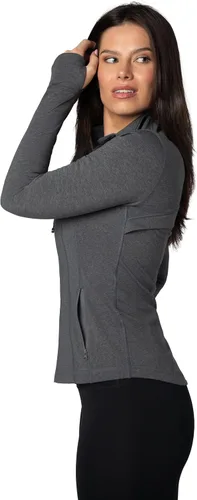 Vista 2 de 90 Degree By Reflex - Chaqueta ligera para correr, con cremallera completa, para mujer