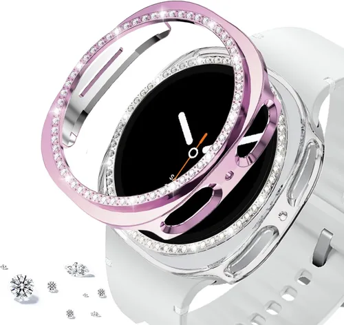 Vista 101 de DEALELE Paquete de 1 + 3 fundas compatibles con Samsung Galaxy Watch 7 Ultra (1.772 pulgadas), funda protectora de policarbonato transparente