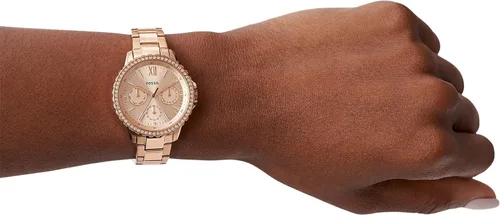 Vista 4 de Fossil Izzy - Reloj de cuarzo para mujer de acero inoxidable