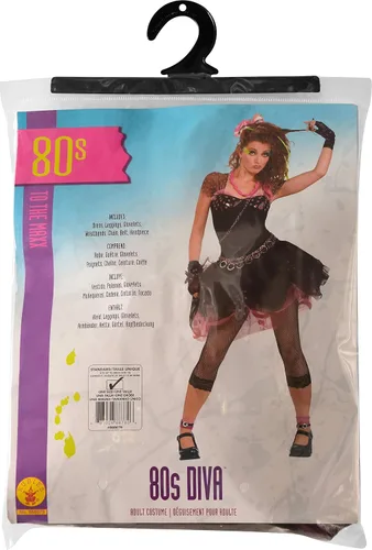 Vista 5 de Rubie 's Disfraz de diva de los años 80 para mujer.