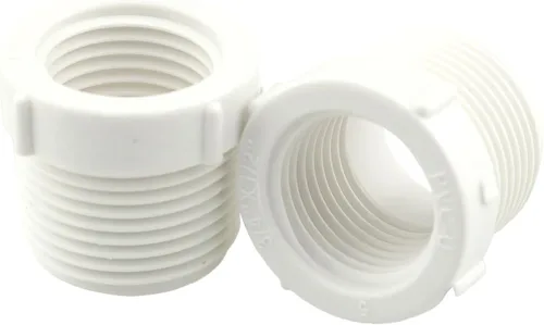 Vista 4 de 10 unids 3/4 "rosca macho a 1/2" hembra buje reductor de rosca para accesorios de tubería de PVC