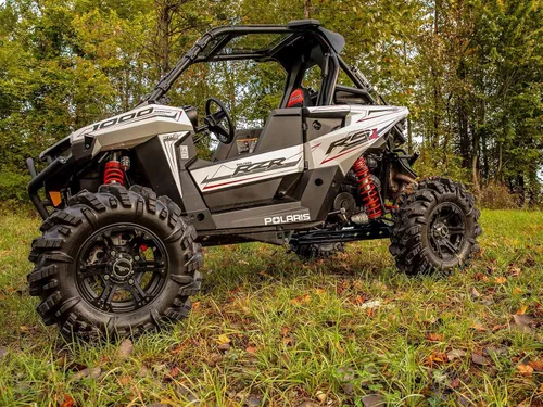 Vista 2 de SuperATV Brazos de arrastre traseros extendidos para Polaris RZR RS1 (2018+) - Negro