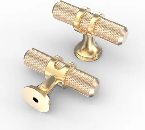 Vista 17 de Asidrama - Paquete de 10 manijas para gabinete de cocina de 3 pulgadas (76mm) de color negro mate y bronce champán, tiradores para gabinete