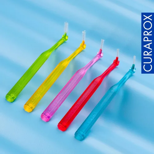 Vista 7 de Curaprox Prime Plus - Cepillos interdentales CPS 08 con 5 cepillos, 0.031 in a 0.126 in