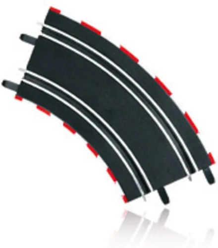 Vista 2 de Carrera 61617 2/45 Curve Track Section Part para uso con GO!!! y Digital 143 - Paquete de 4