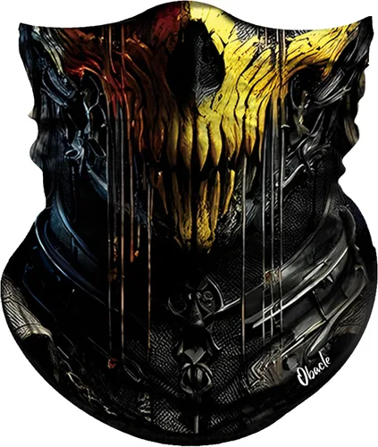 Vista 22 de Obacle Polaina para el cuello, bandana para protección contra el polvo, el viento, el sol para hombres y mujeres